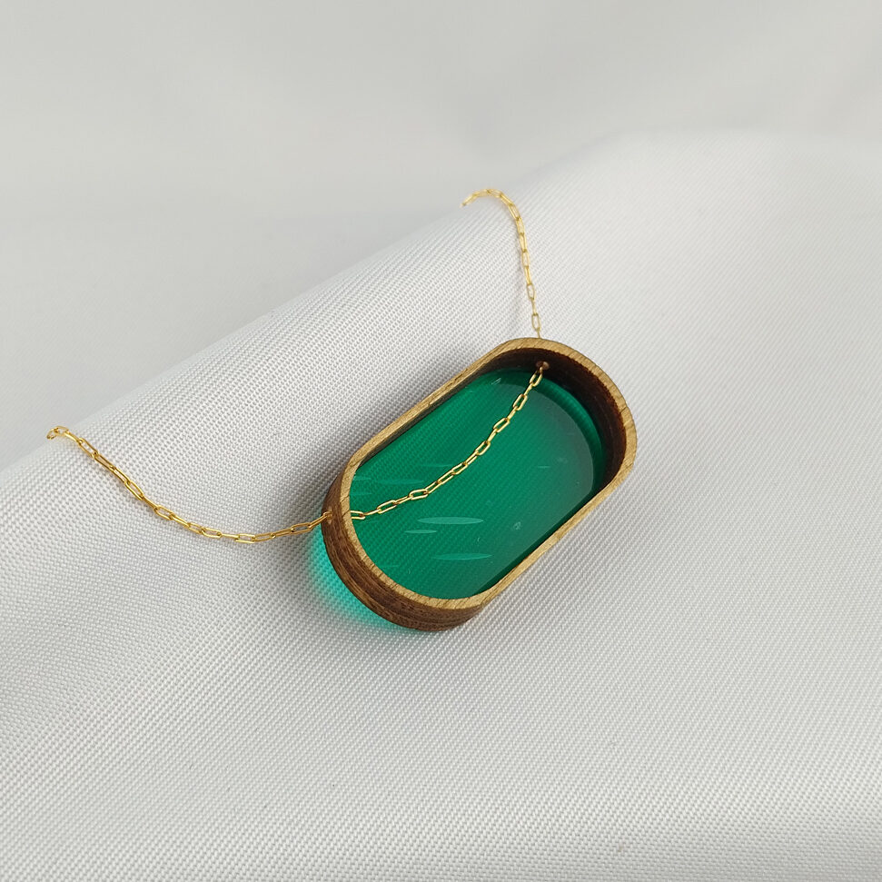 Naszyjnik "Wood" - obrazek 4